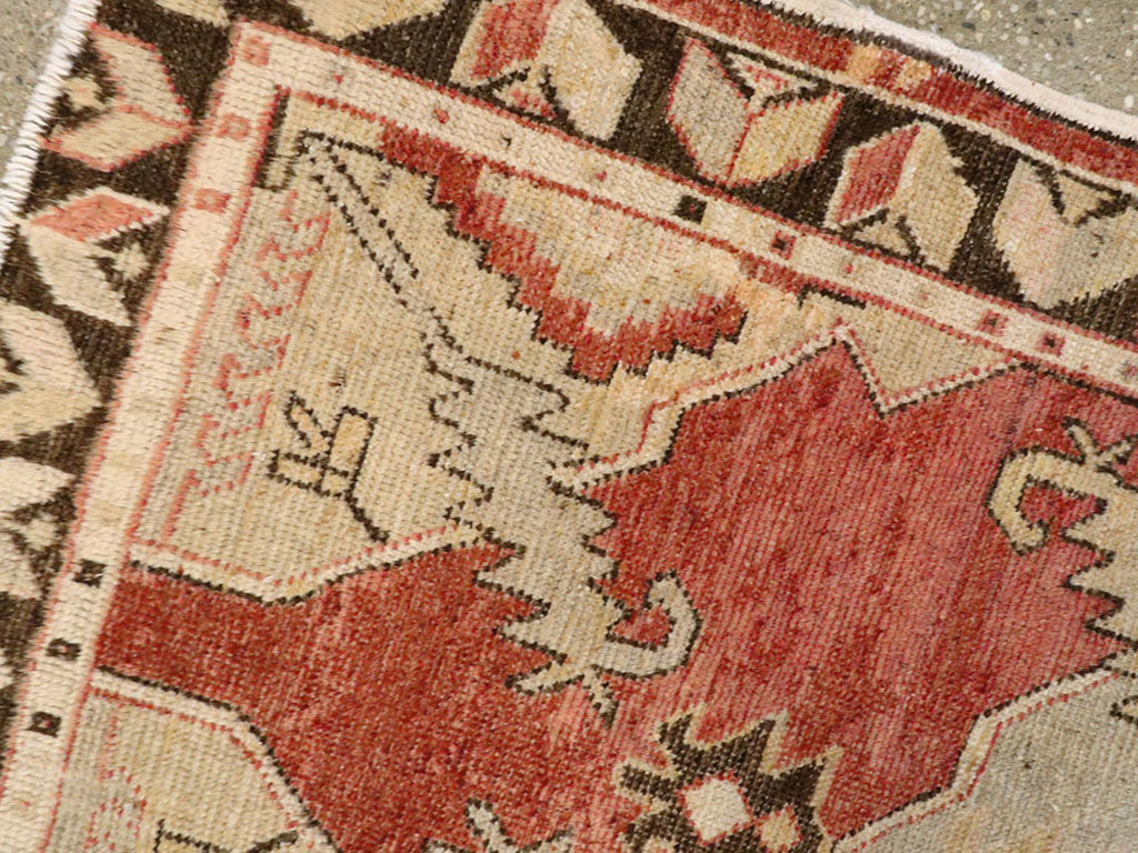 Vintage Turkish Oushak Rug, No.16037 - Gsblank