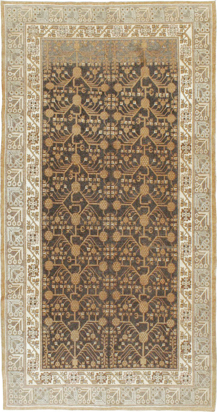 Antique East Turkestan Khotan Carpet, No.16049 - Gsblank