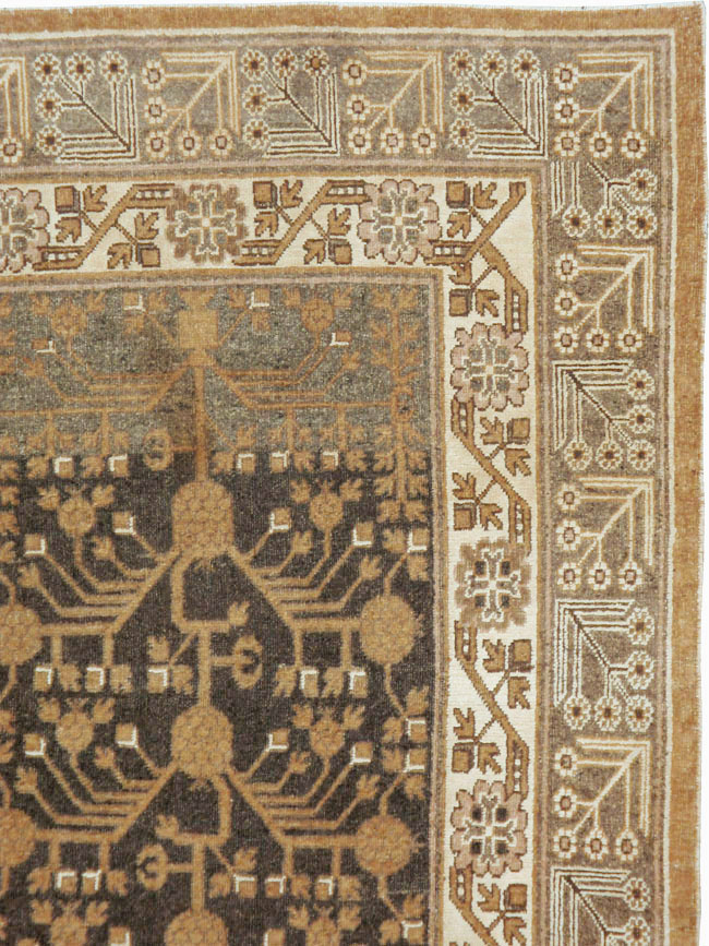 Antique East Turkestan Khotan Carpet, No.16049 - Gsblank