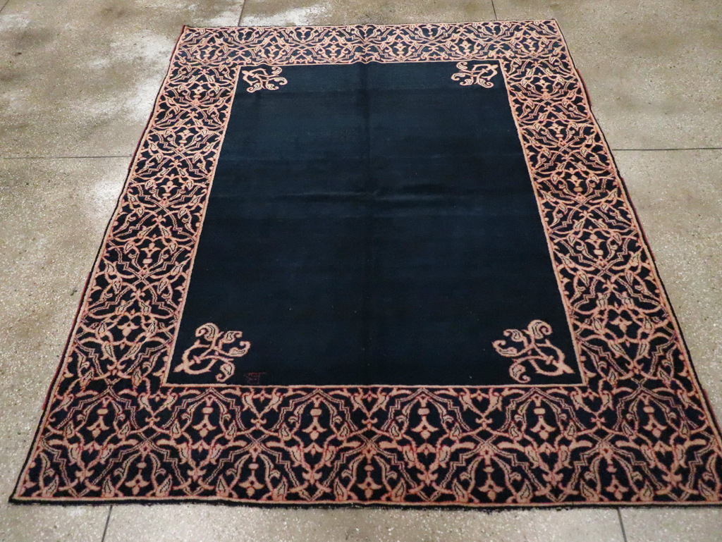 Vintage Persian Modernist Malayer Carpet, No.16081 - Gsblank