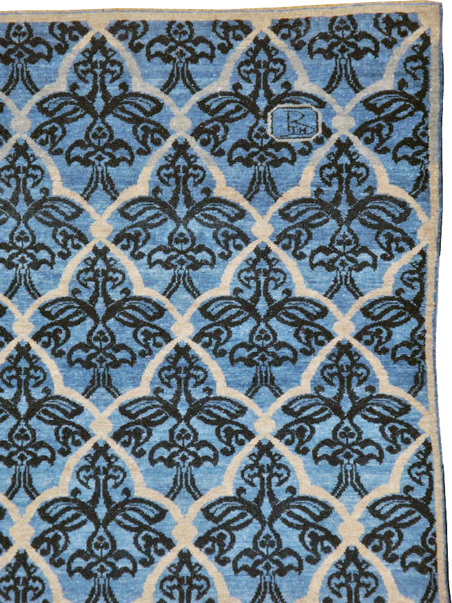 Vintage Persian Modernist Malayer Carpet, No.16082 - Gsblank