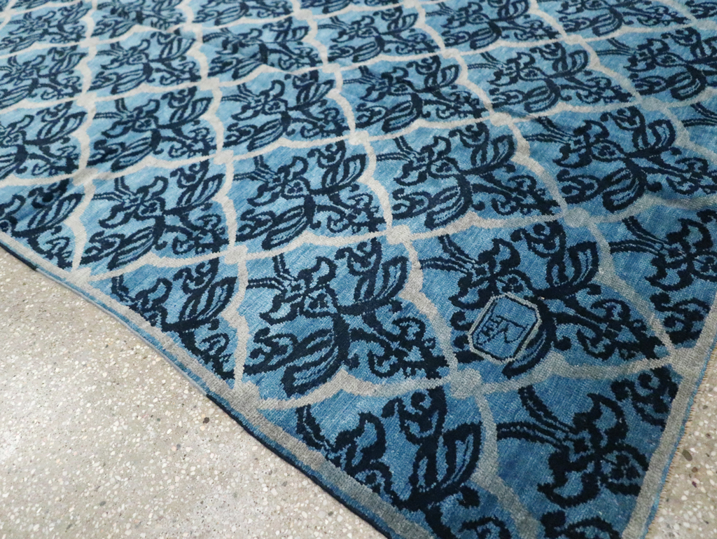 Vintage Persian Modernist Malayer Carpet, No.16082 - Gsblank