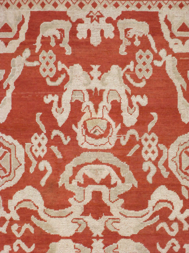 Antique Turkish Oushak Carpet, No.16084 - Gsblank