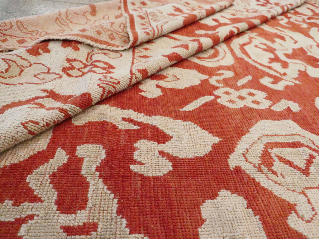 Antique Turkish Oushak Carpet, No.16084 - Gsblank