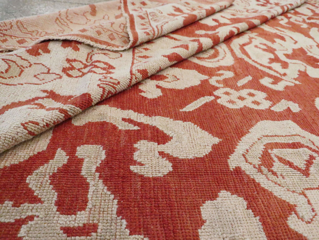 Antique Turkish Oushak Carpet, No.16084 - Gsblank