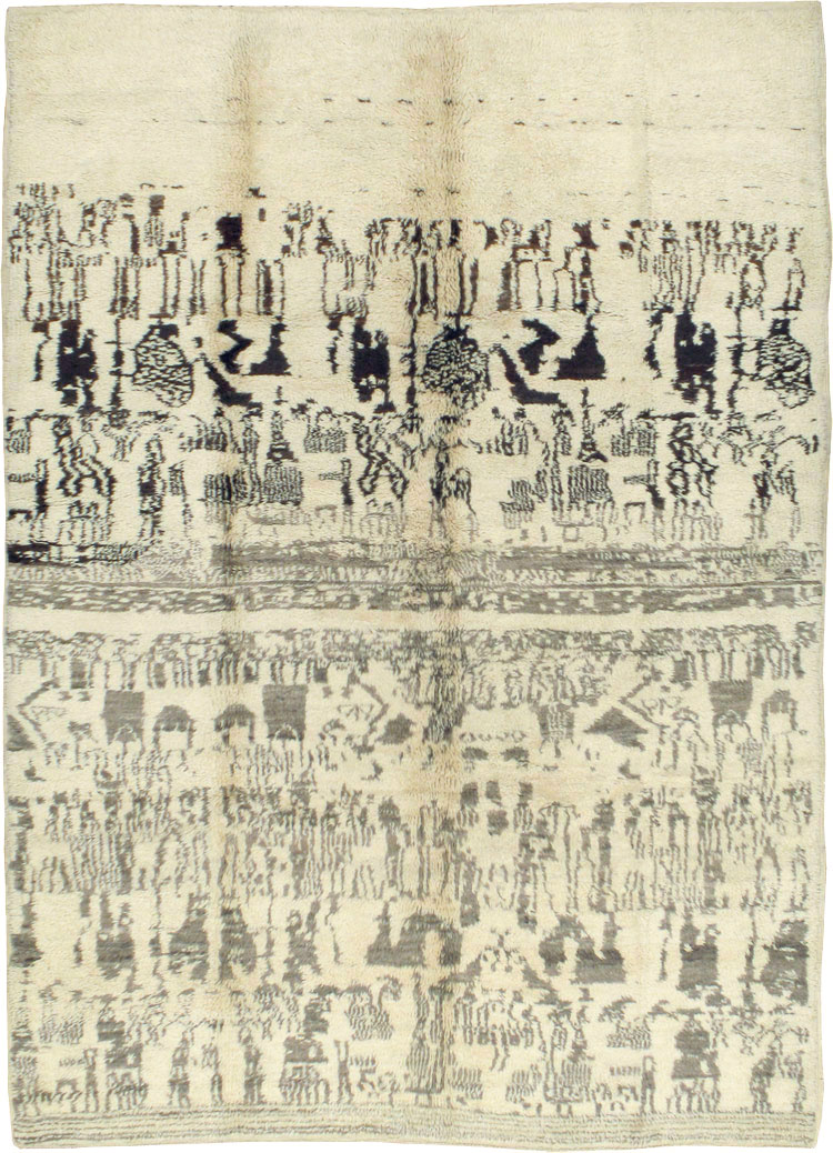 Vintage Moroccan Carpet, No.16086 - Gsblank