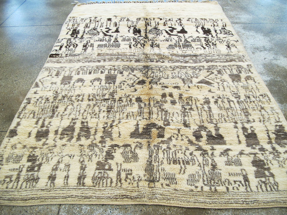 Vintage Moroccan Carpet, No.16086 - Gsblank