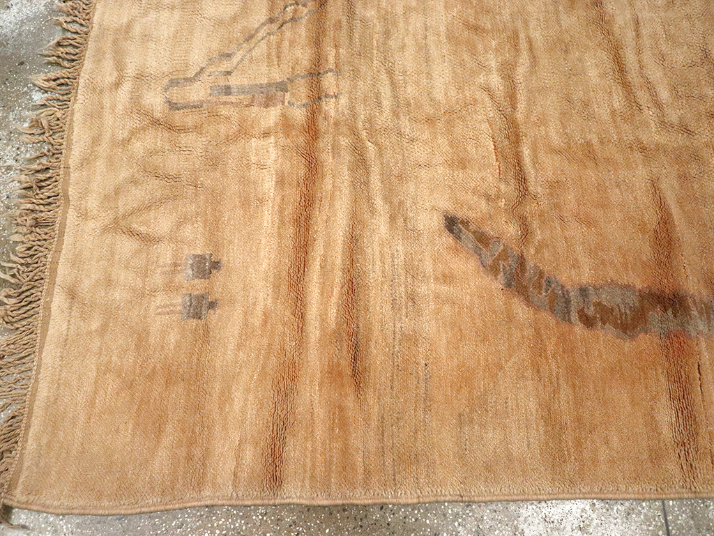 Modern Moroccan Square Carpet, No.16092 - Gsblank