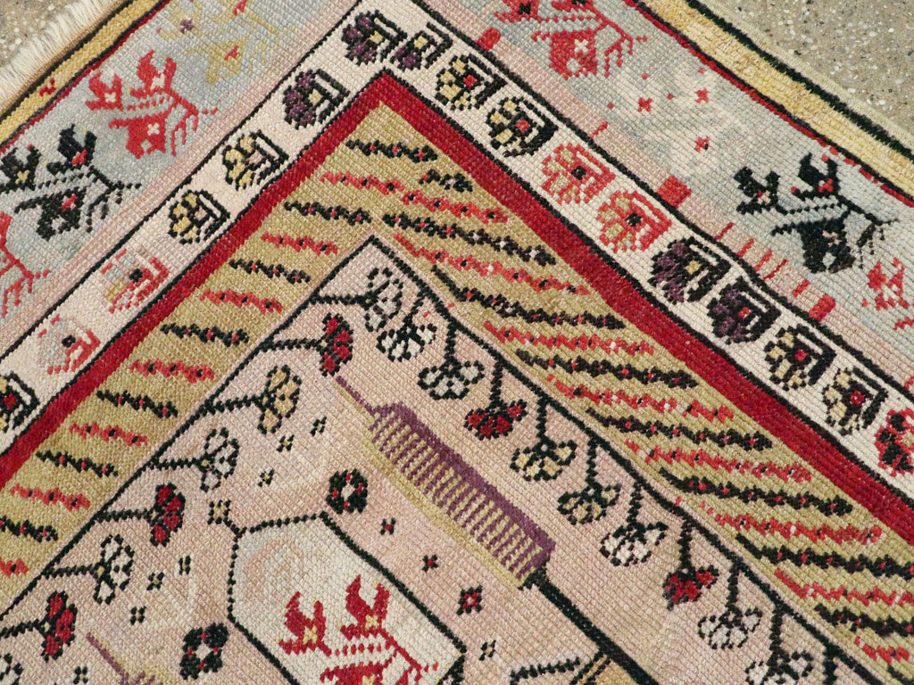 Antique Turkish Ghiordes Rug, No.16107 - Gsblank