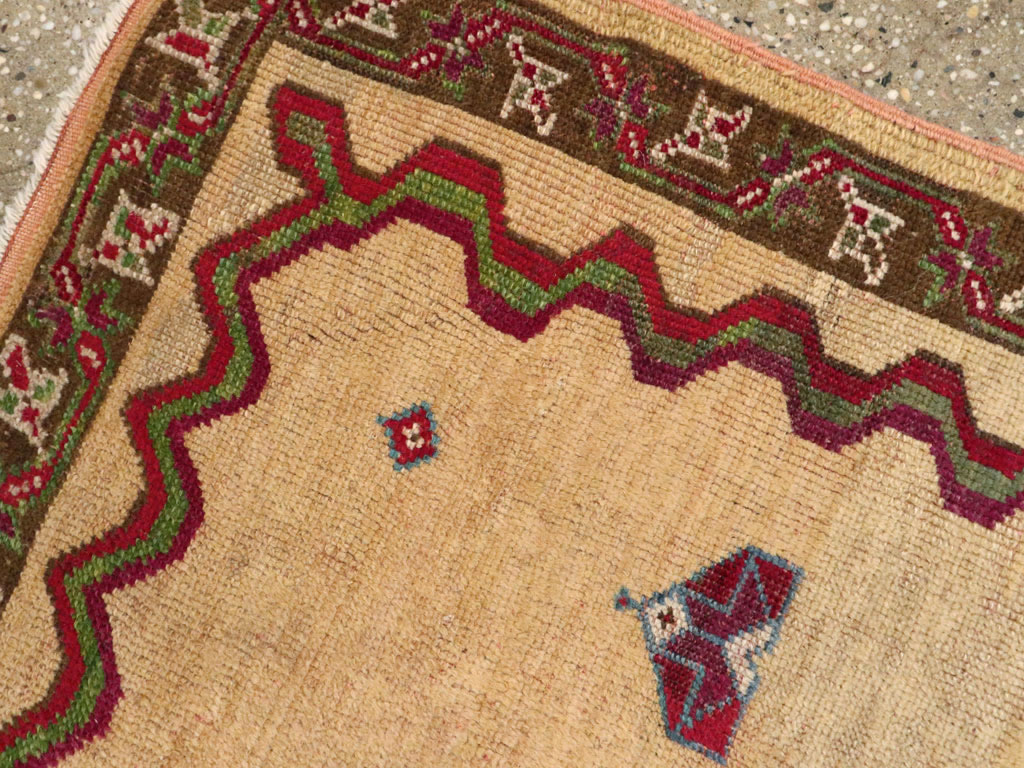 Antique Turkish Ghiordes Prayer Rug, No.16108 - Gsblank