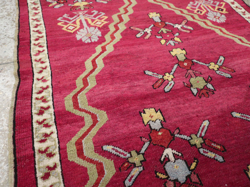 Antique Turkish Ghiordes Rug, No.16110 - Gsblank