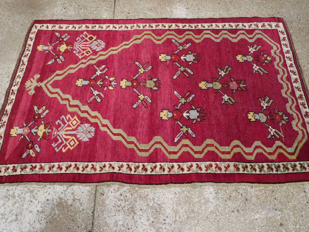 Antique Turkish Ghiordes Rug, No.16110 - Gsblank