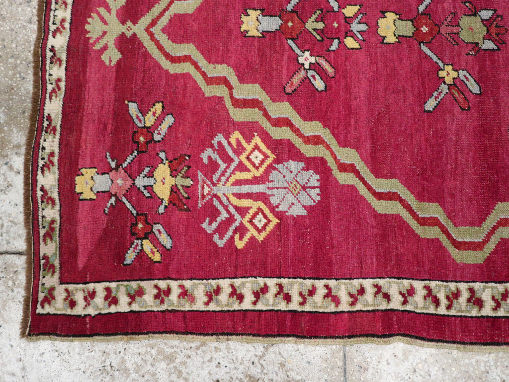 Antique Turkish Ghiordes Rug, No.16110 - Gsblank