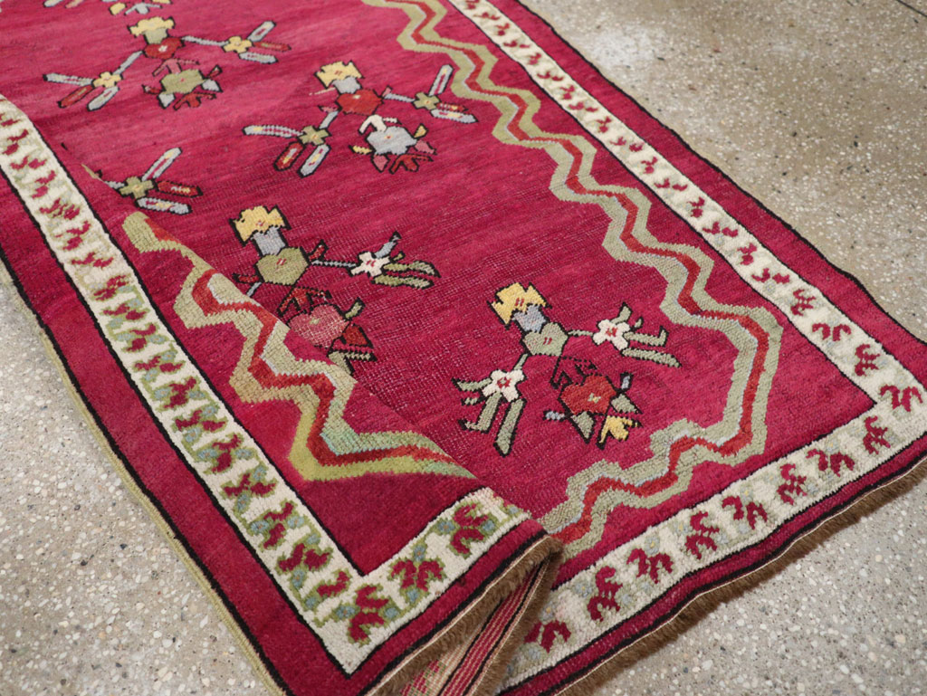 Antique Turkish Ghiordes Rug, No.16110 - Gsblank