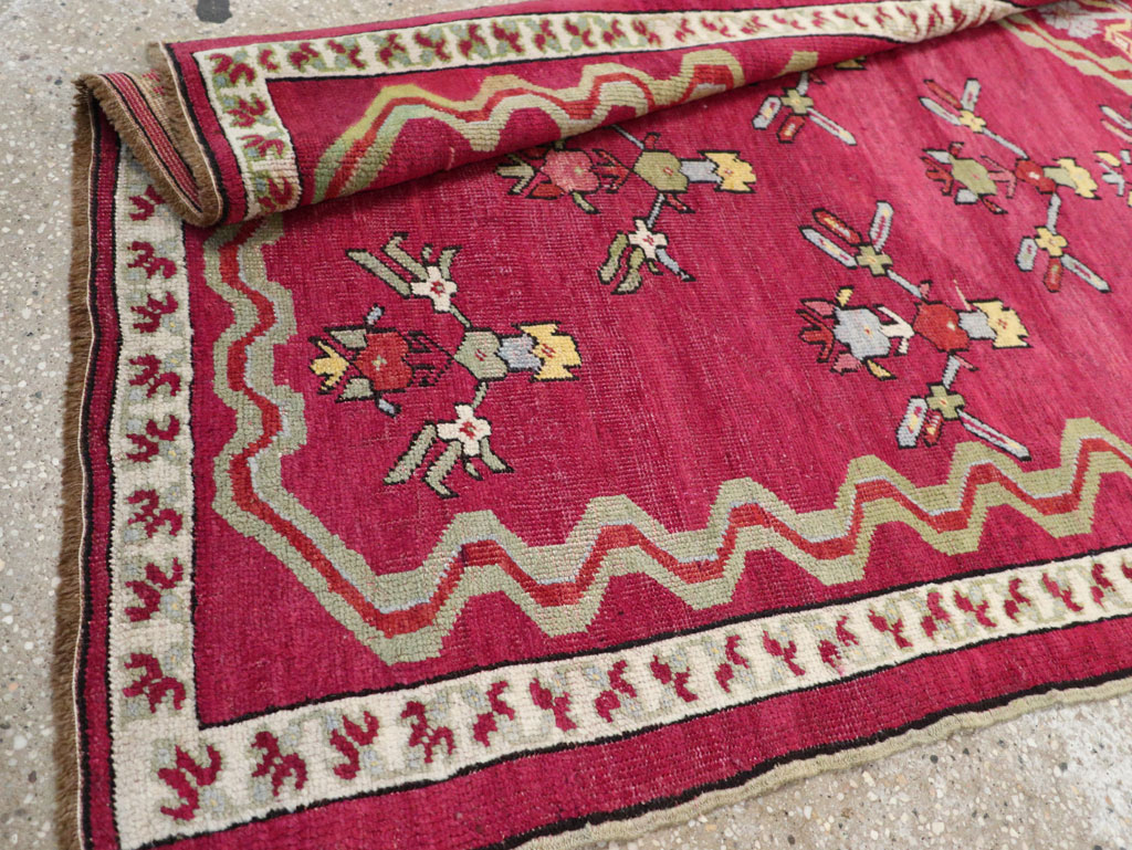 Antique Turkish Ghiordes Rug, No.16110 - Gsblank
