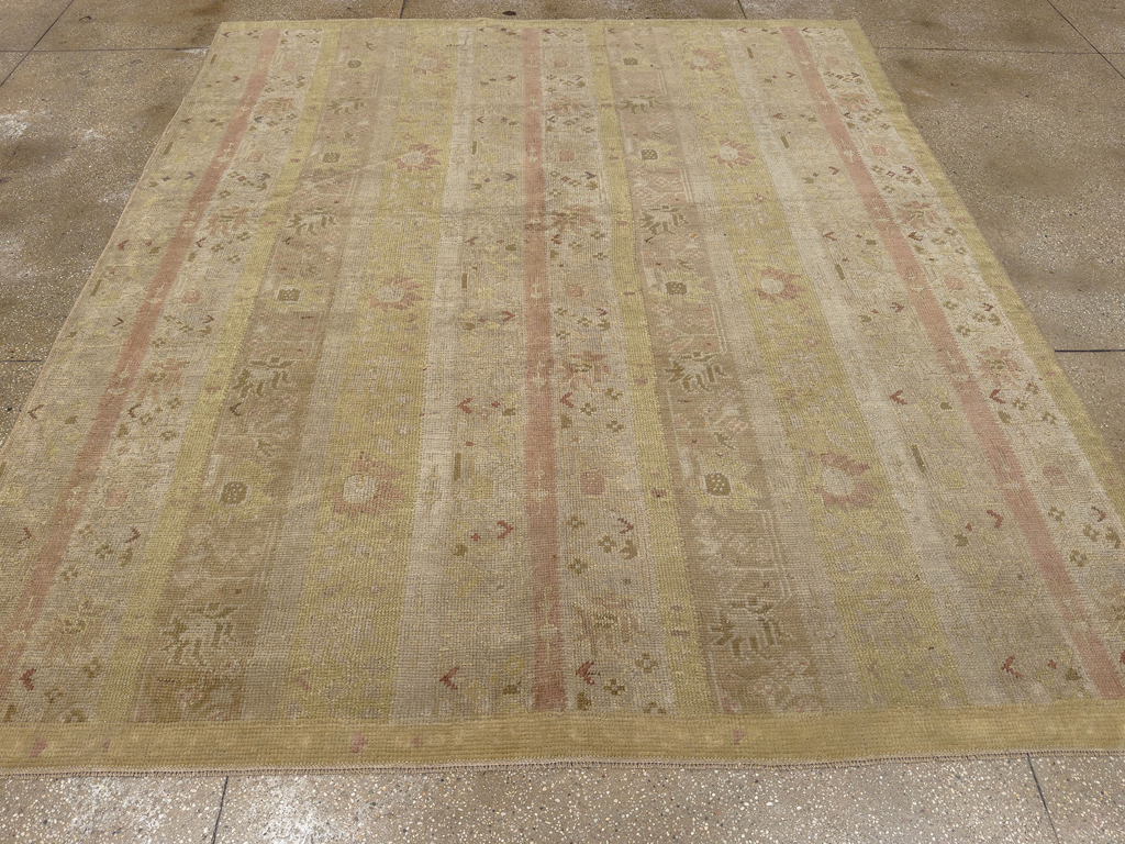 Antique Turkish Ghiordes Room Size Carpet, No.16114 - Gsblank