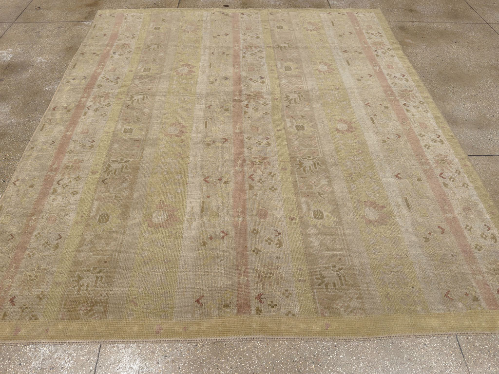 Antique Turkish Ghiordes Room Size Carpet, No.16114 - Gsblank