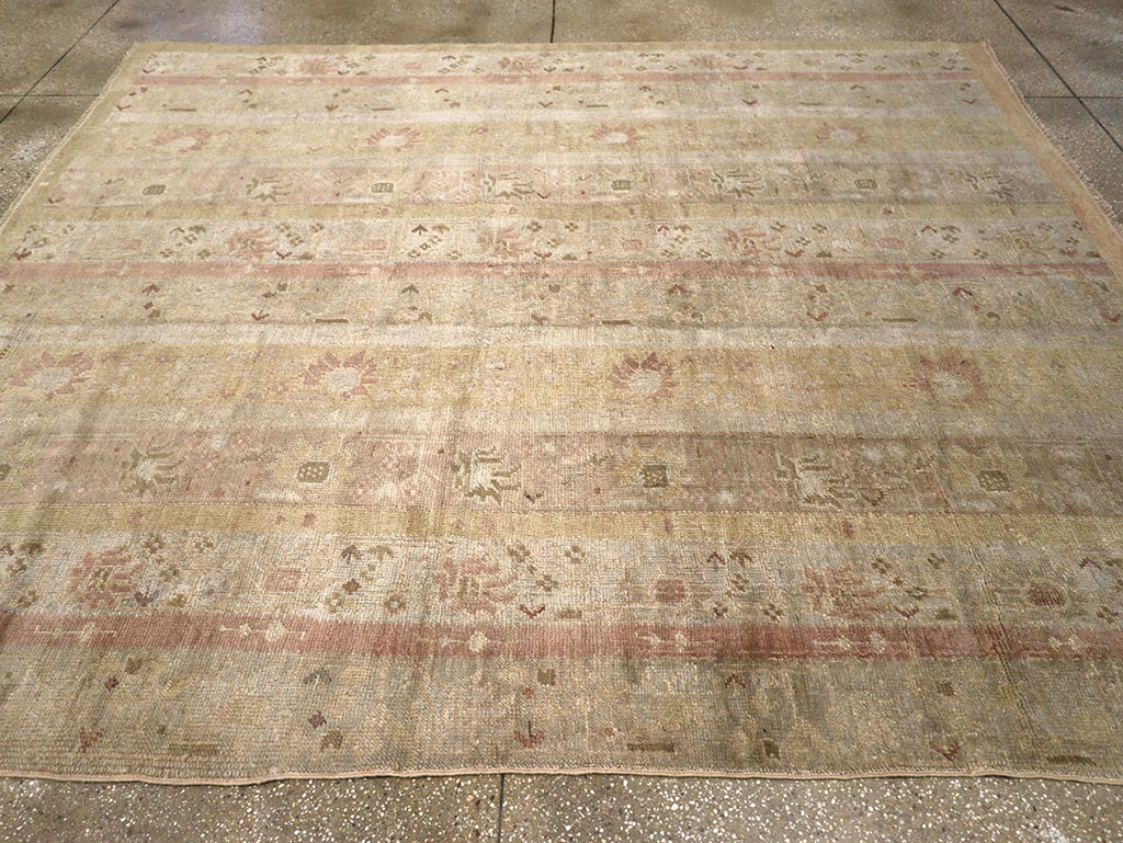 Antique Turkish Ghiordes Room Size Carpet, No.16114 - Gsblank