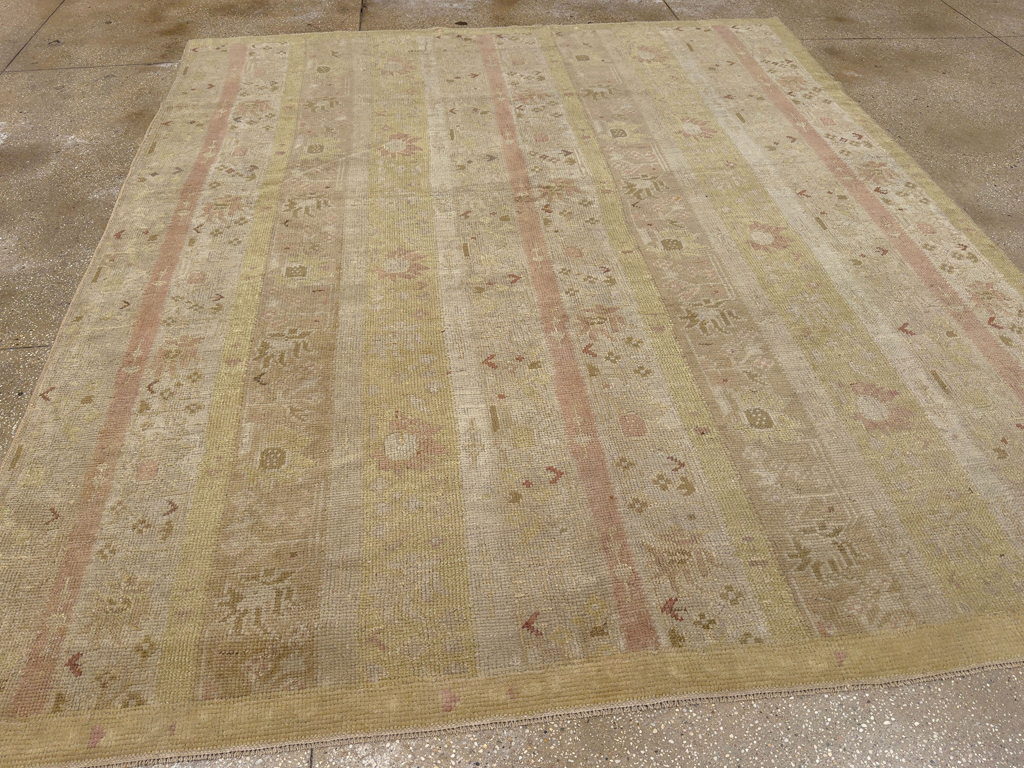 Antique Turkish Ghiordes Room Size Carpet, No.16114 - Gsblank