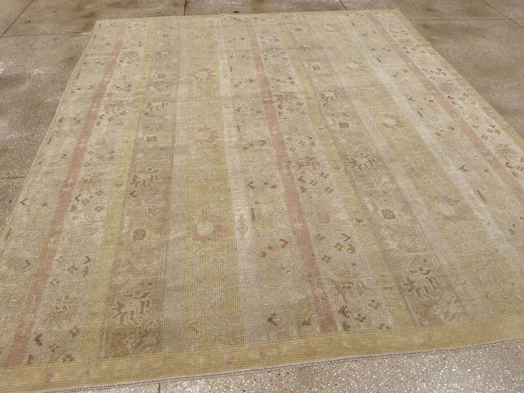 Antique Turkish Ghiordes Room Size Carpet, No.16114 - Gsblank