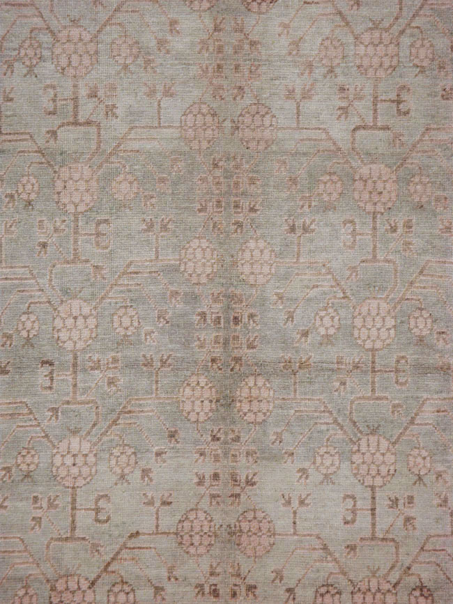 Antique East Turkestan Khotan Carpet, No.16115 - Gsblank