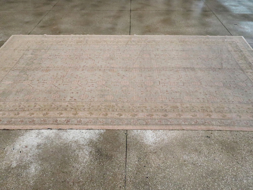 Antique East Turkestan Khotan Carpet, No.16115 - Gsblank