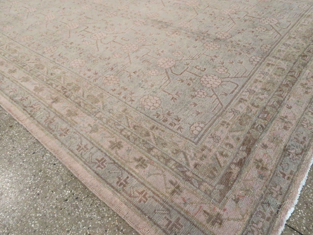 Antique East Turkestan Khotan Carpet, No.16115 - Gsblank