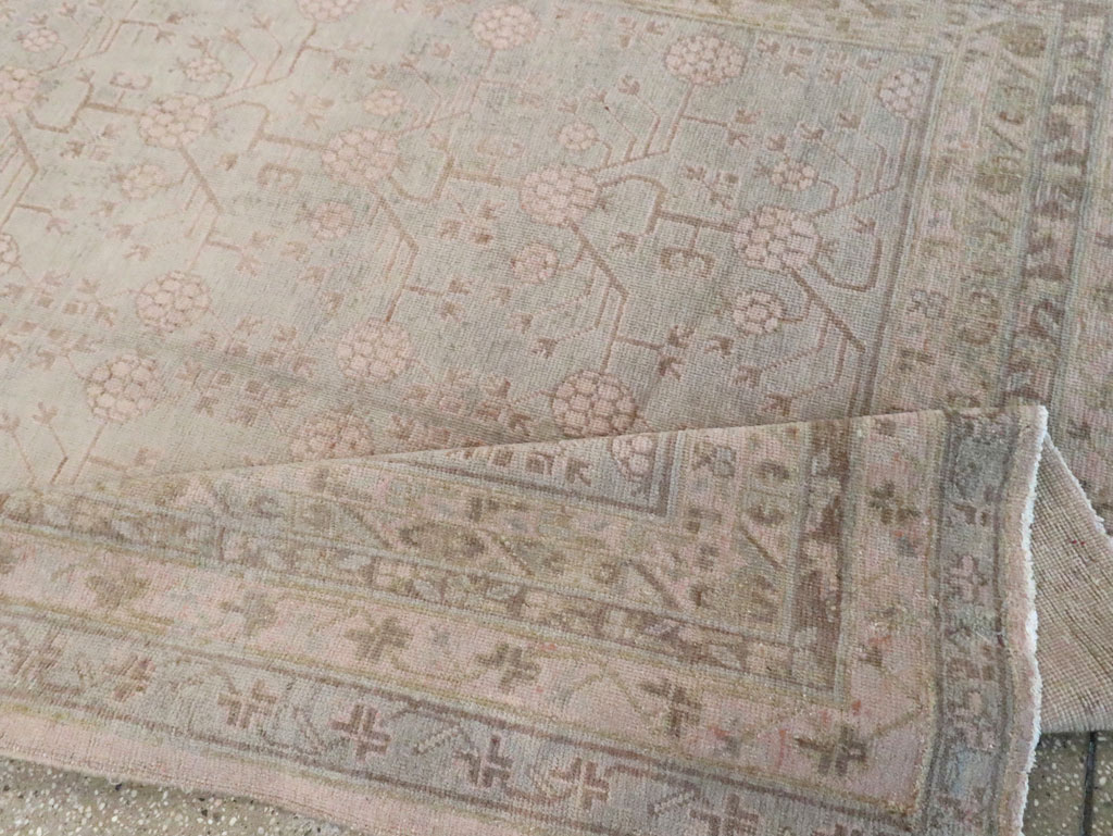 Antique East Turkestan Khotan Carpet, No.16115 - Gsblank