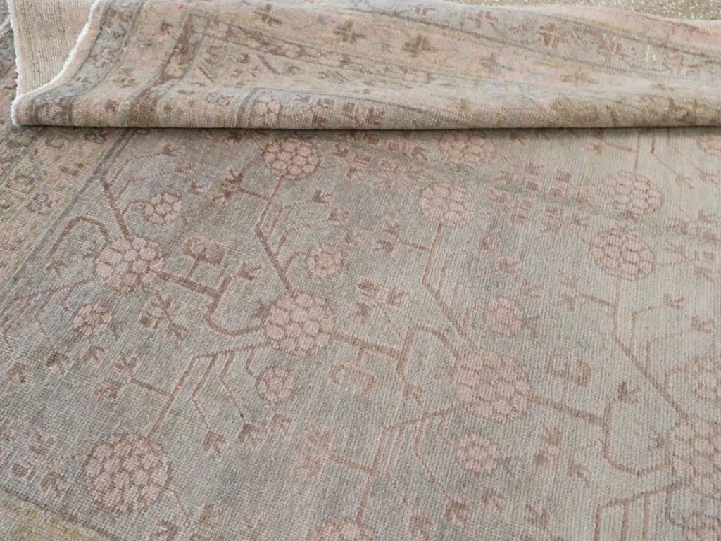 Antique East Turkestan Khotan Carpet, No.16115 - Gsblank