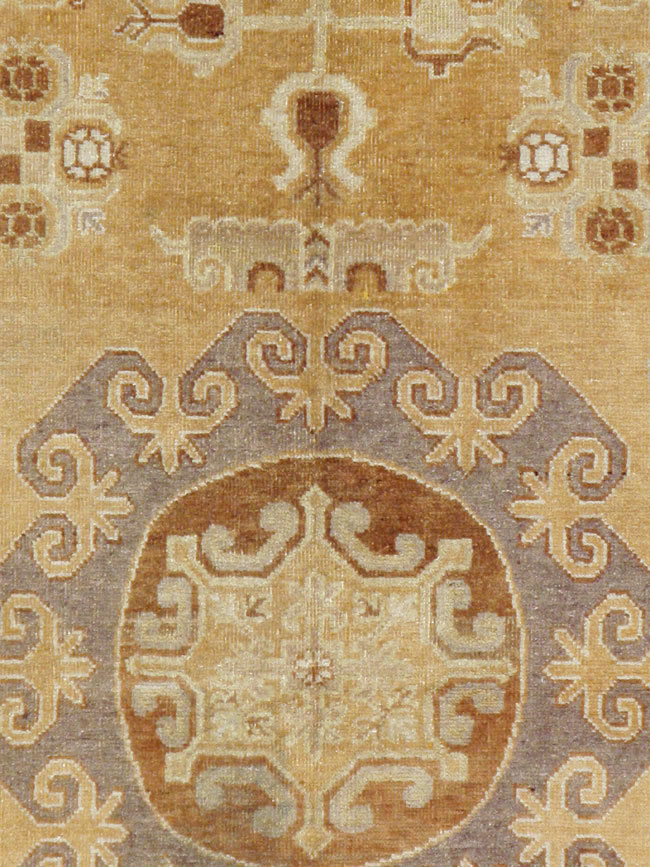 Antique East Turkest Khotan Carpet, No.16118 - Gsblank