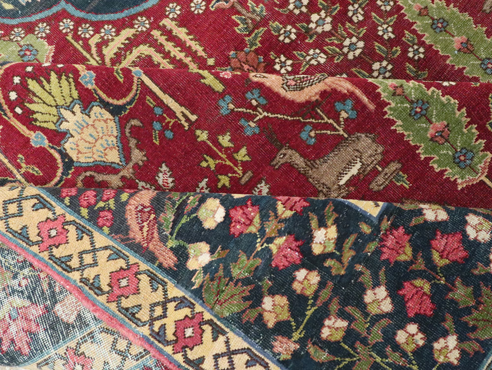 Antique Persian Tabriz Carpet, No.16120 - Gsblank