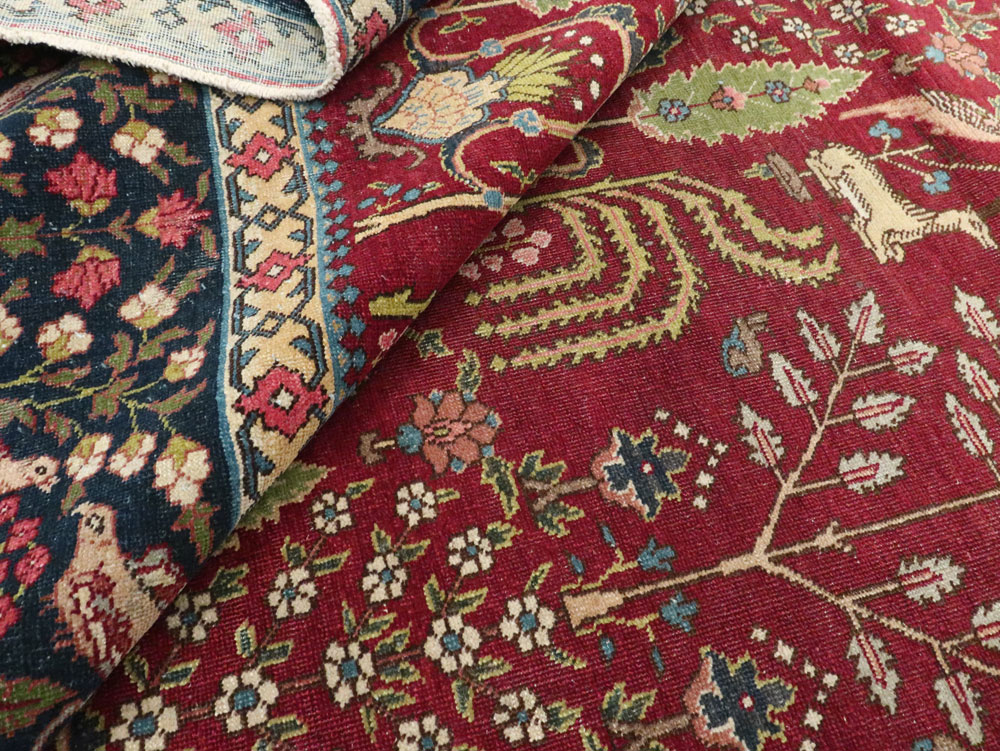 Antique Persian Tabriz Carpet, No.16120 - Gsblank