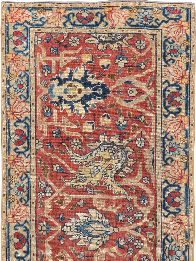 Antique Persian Tabriz Runner, No.16122 - Gsblank