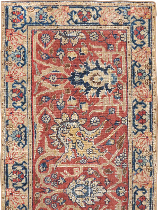 Antique Persian Tabriz Runner, No.16122 - Gsblank