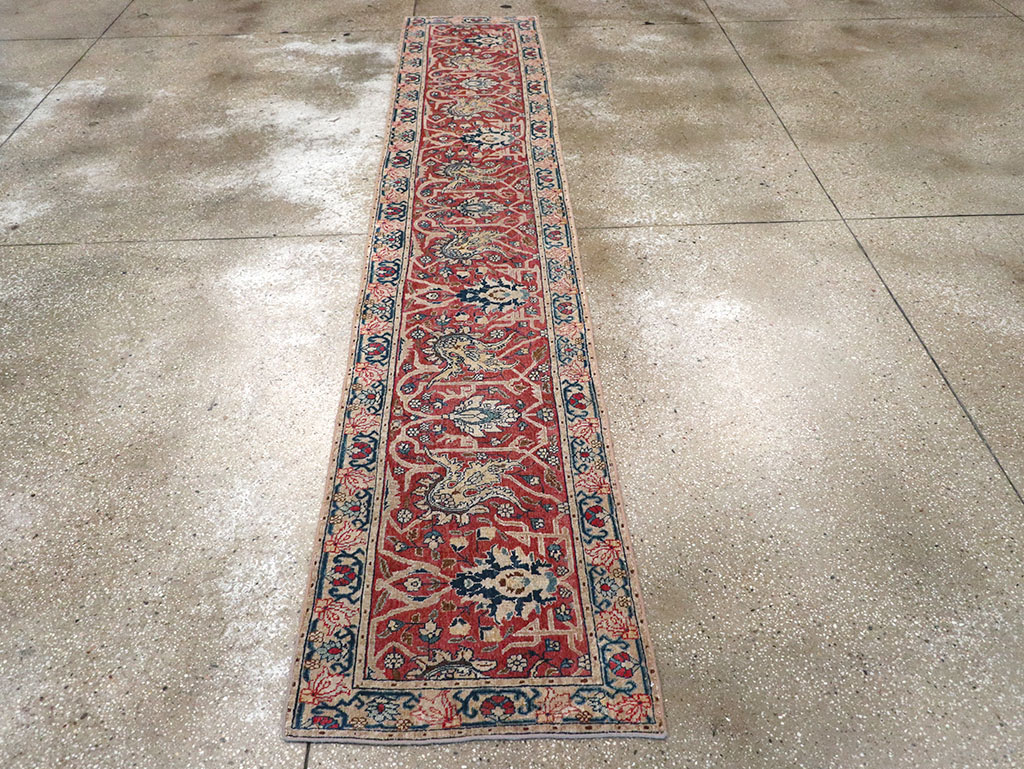 Antique Persian Tabriz Runner, No.16122 - Gsblank