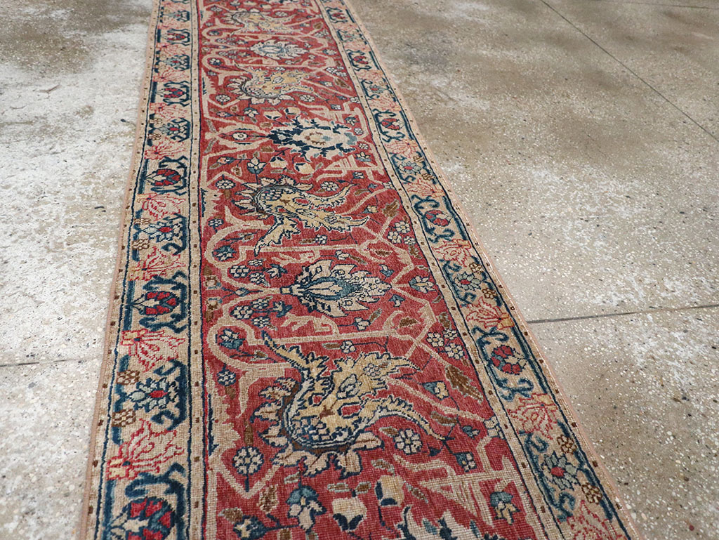 Antique Persian Tabriz Runner, No.16122 - Gsblank