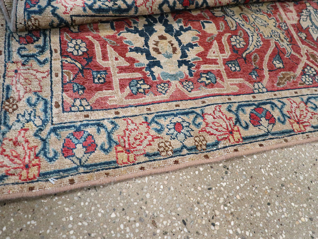 Antique Persian Tabriz Runner, No.16122 - Gsblank