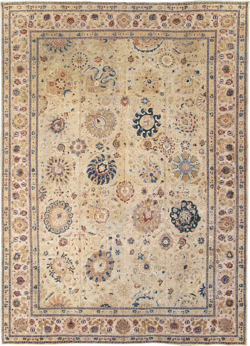 Antique Persian Tabriz Carpet, No.16127 - Gsblank