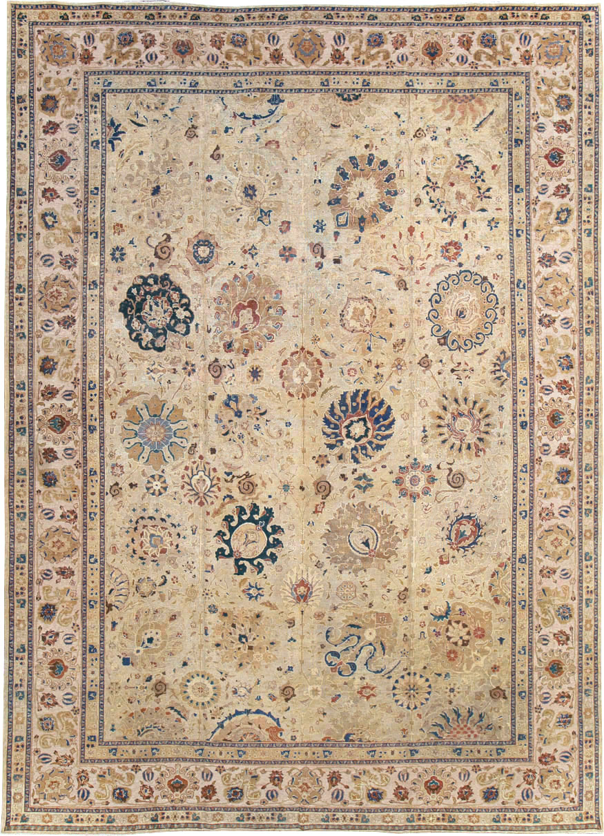 Antique Persian Tabriz Carpet, No.16127 - Gsblank