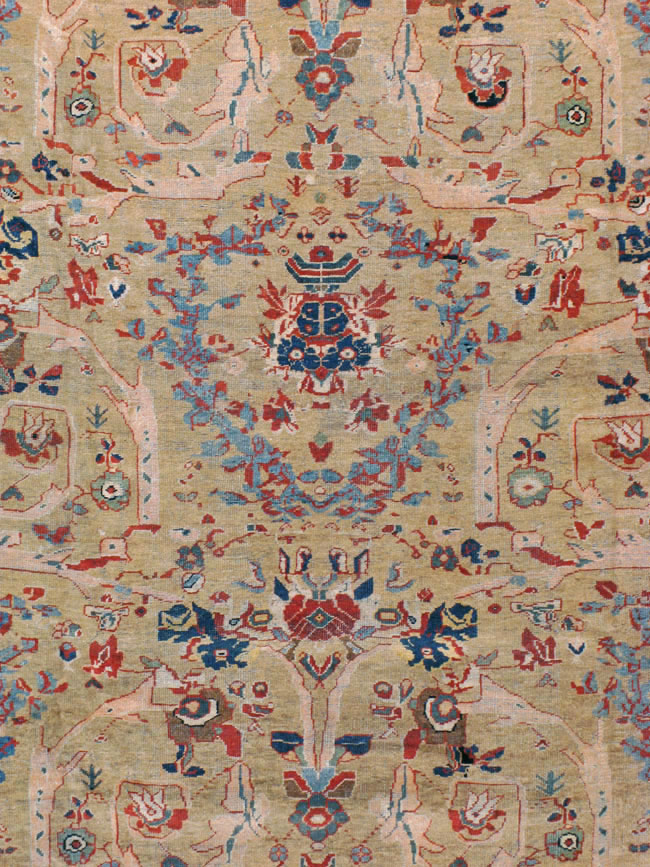 Antique Persian Sultanabad Carpet, No.16130 - Gsblank
