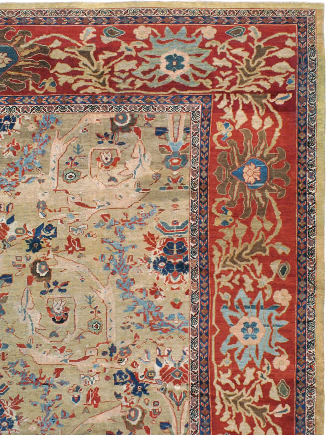 Antique Persian Sultanabad Carpet, No.16130 - Gsblank