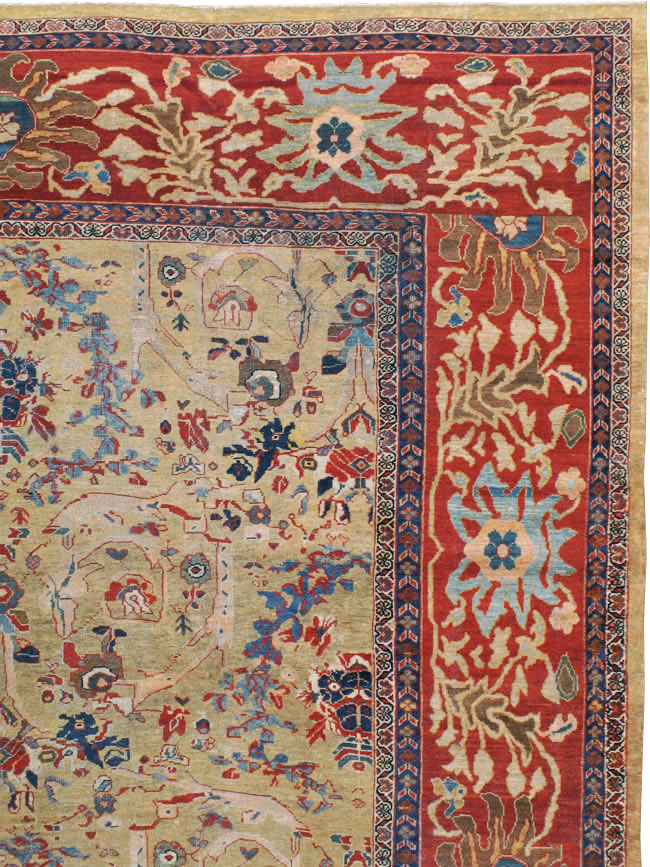 Antique Persian Sultanabad Carpet, No.16130 - Gsblank