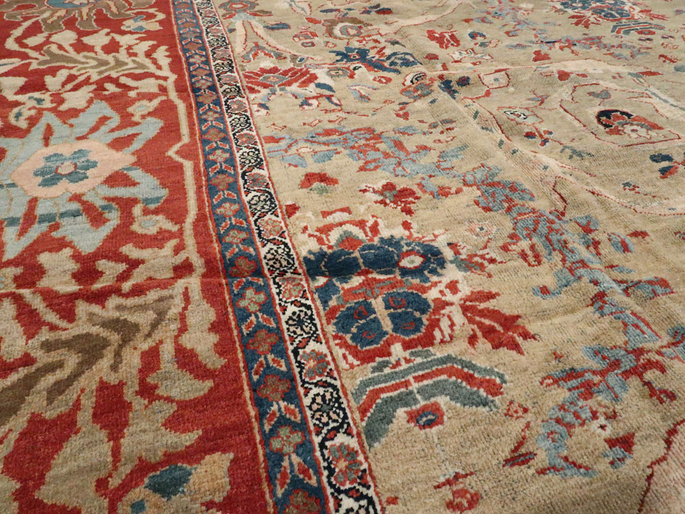 Antique Persian Sultanabad Carpet, No.16130 - Gsblank