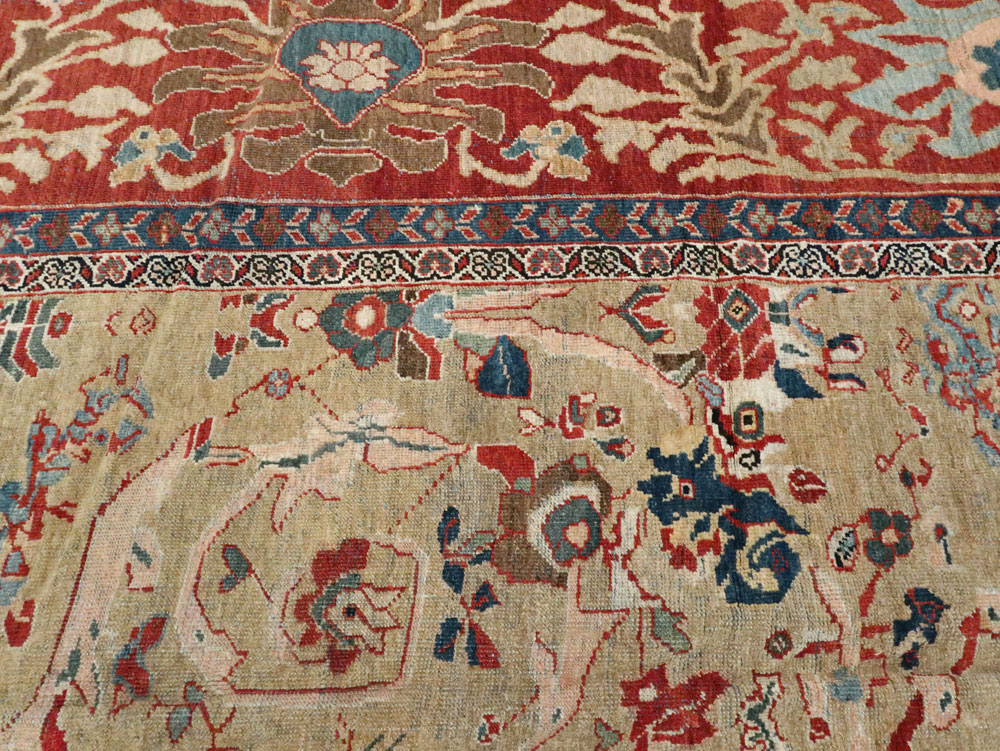 Antique Persian Sultanabad Carpet, No.16130 - Gsblank