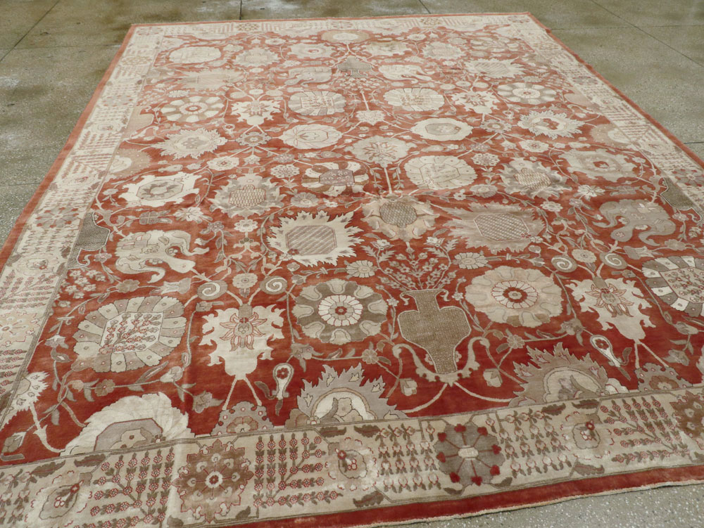 Vintage Persian Tabriz Carpet, No.16132 - Gsblank