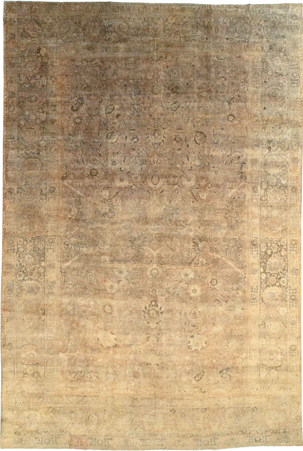 Antique Persian Tabriz Carpet, No.16134 - Gsblank