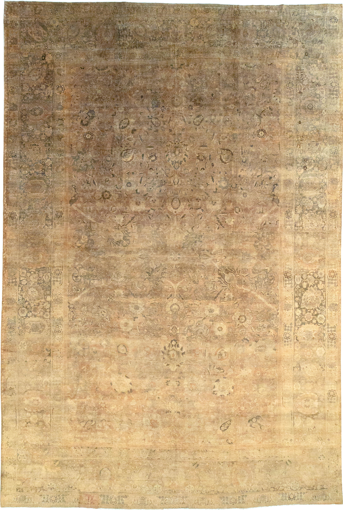 Antique Persian Tabriz Carpet, No.16134 - Gsblank