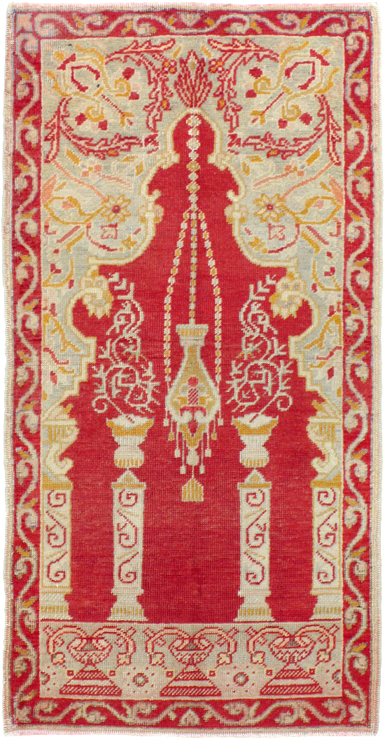 Antique Turkish Oushak Rug, No.16136 - Gsblank