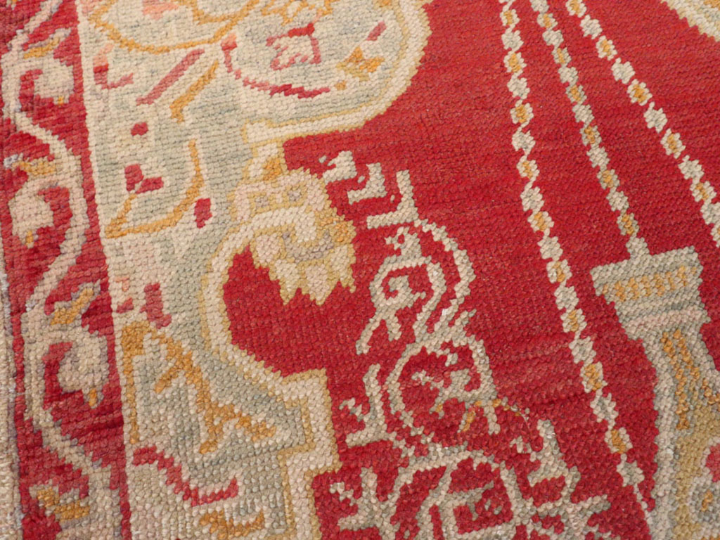 Antique Turkish Oushak Rug, No.16136 - Gsblank