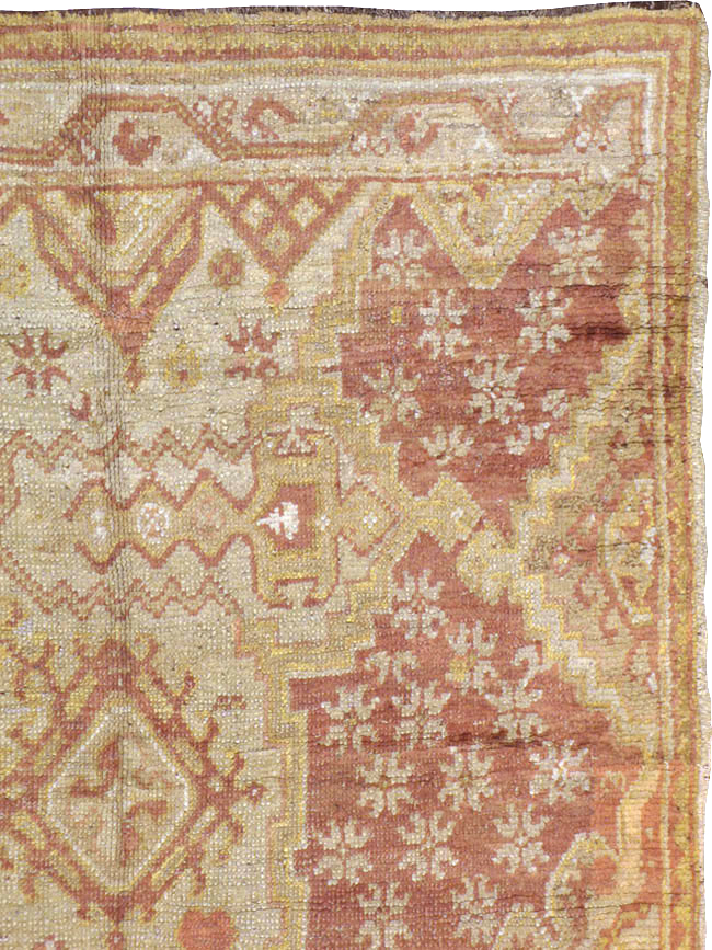 Antique Turkish Oushak  Carpet, No.16144 - Gsblank